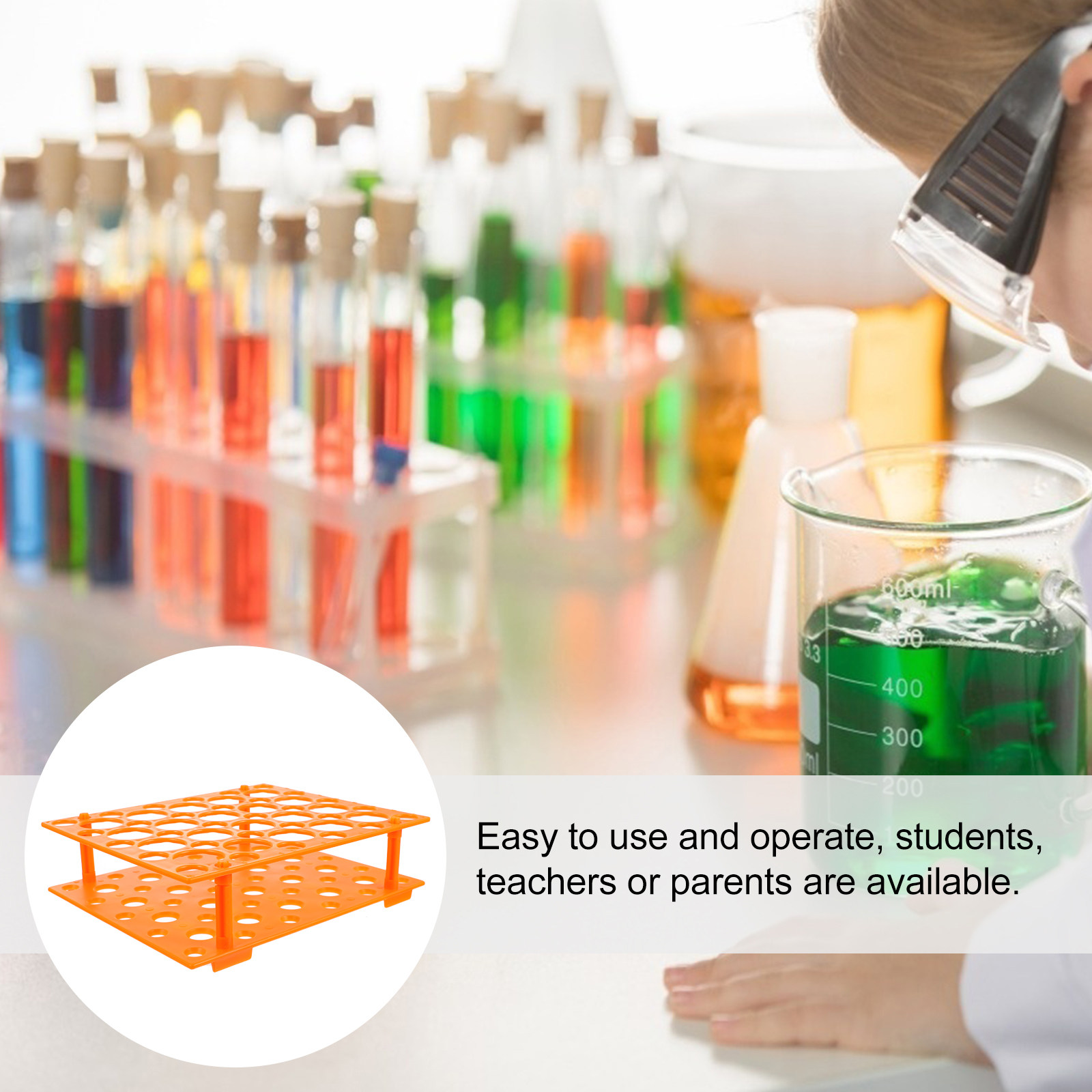 Laboratory Centrifuge - 遠心分離管ラック プラスチック製マイクロ遠心分離管ホルダー ラボ冷凍庫保管用 軽量 耐高温性チューブ