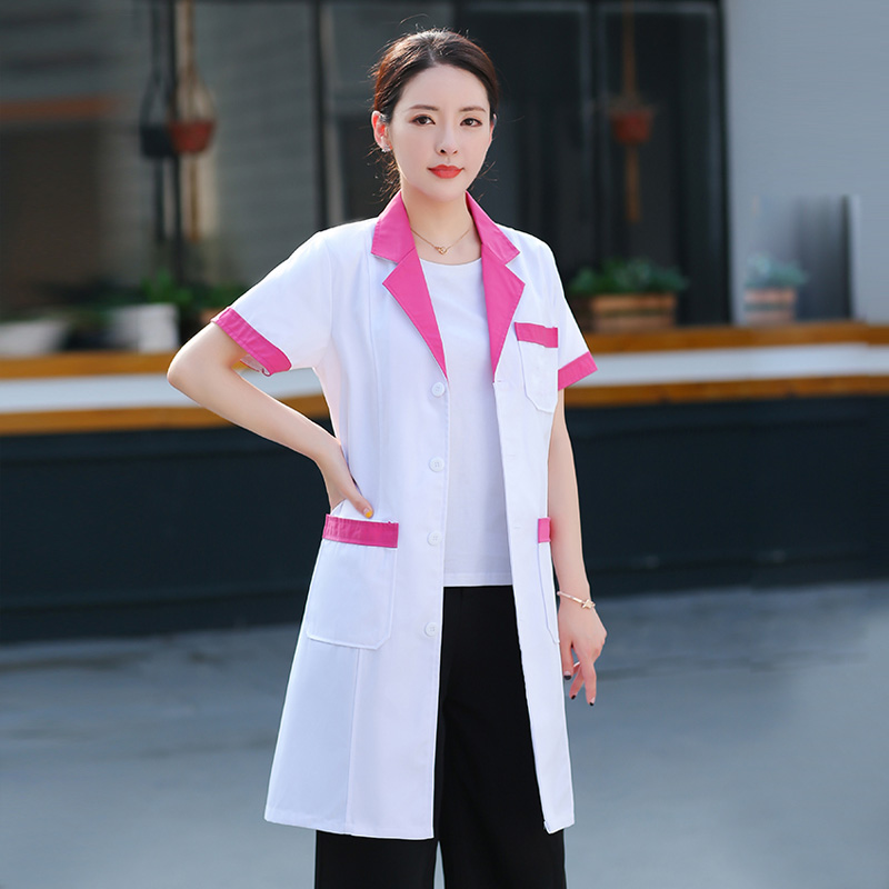 Medical Health Lab - 女性のための介護用コート,作業服,半袖,夏のシーズン,美容院,美容院