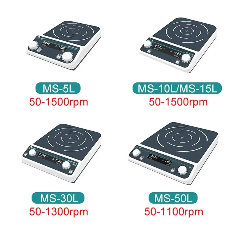 JOANLAB 複数のマグネチックスターラー デジタルディス - Magnetic Stirrer Hotplate のレビューと価格