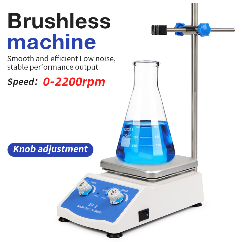 Sh-2加熱マグネチックスターラー、混合機、調整可能、実験室 - Magnetic Stirrer Hotplate のレビューと価格
