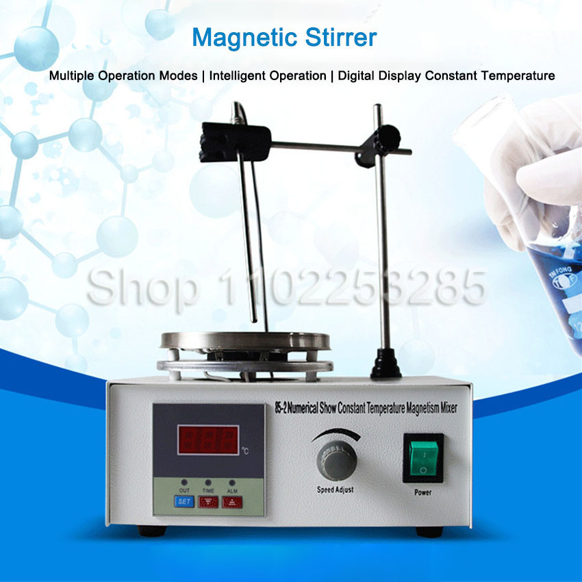 定温マグネチックスターラー、デジタルディスプレイ、加熱スター - Magnetic Stirrer Hotplate のレビューと価格