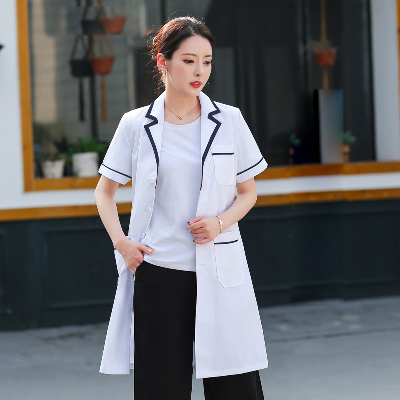 女性のための介護用コート,作業服,半袖,夏のシーズン,美容院 - Medical Health Lab のレビューと価格